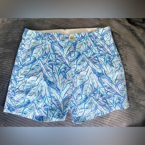 NWT💙 Lilly Pulitzer Jayne Stretch Shorts in Color: Bennet Blue Let’s Mango